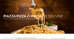 Desktop Screenshot of piazzapizzaandpasta.com